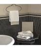 Set Asciugamani 1+1 - Fazzini Atelier - Brera - Bianco Natural Brown